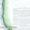Historic Map : The Western Coast of The United States, U.S.C.S., 1853, Vintage Wall Art