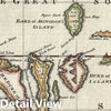 Historic Map : The Galapagos Islands, Bowen and Cowley, 1744, Vintage Wall Art