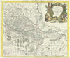 Historic Map : The Kingdom of Slavonia "Croatia, Serbia, Bosnia", Santini, 1783, Vintage Wall Art