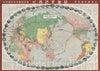 Historic Map : Osaka Mainichi Shinbun World Map Sugoroku, 1930, Vintage Wall Art