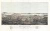 Historic Map : View of San Francisco, California, Henry Bil, 1856, Vintage Wall Art