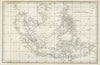 Historic Map : Nautical Chart East Indies, Arrowsmith, 1804, Vintage Wall Art