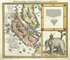 Historic Map : Sumatra and Malay "Malaysia", Sebastian Munster, 1588, Vintage Wall Art
