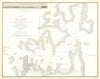 Historic Map : Nautical Chart Port Jackson, Sydney, Australia, Bougainville, 1828, Vintage Wall Art