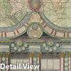 Historic Map : The World in Hemispheres, Jaugeon - Desnos, 1787, Vintage Wall Art