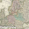 Historic Map : Europe, Janvier, 1762, Vintage Wall Art