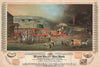 Historic Map : Temperance Broadside - Black Valley Railroad, Hanks, 1863, Vintage Wall Art