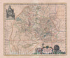 Historic Map : Yunnan "Iunnan" Province, China, Blaeu, 1655, Vintage Wall Art