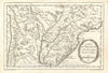 Historic Map : southern South America "Paraguay, Argentina, Chile, Brazil", Bellin, 1756, Vintage Wall Art