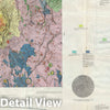 Historic Map : The Moon: Copernicus Crater Quadrangle, USGS Geologic, 1967, Vintage Wall Art