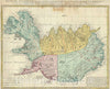 Historic Map : Iceland 'Insulae Islandiae', Homann Heirs, 1761, Vintage Wall Art