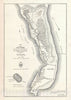 Historic Map : Fort Fisher at Pleasure Island, North Carolina, Schultze, 1865, Vintage Wall Art