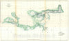 Historic Map : The Gulf Coast from Vermilion Bay to Mobile Bay, U.S. Coast Survey, 1859, Vintage Wall Art