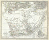 Historic Map : Southern Africa, S.D.U.K., 1834, Vintage Wall Art