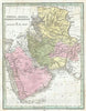 Historic Map : Arabia, Afghanistan and Persia "Iran", BraArtd, 1835, Vintage Wall Art