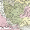 Historic Map : Arabia, Afghanistan and Persia "Iran", BraArtd, 1835, Vintage Wall Art