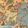 Historic Map : Pictorial Map of Sugoroku map, Saburo Ota, 1926, Vintage Wall Art