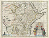 Historic Map : Central Africa - Kingdom of Prester John, Blaeu, 1635, Vintage Wall Art