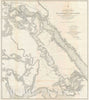 Historic Map : The Peninsula Campaign during The American Civil War, Abbot, 1862, Vintage Wall Art