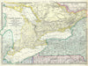 Historic Map : Ontario and Great Lakes, S.D.U.K., 1848, Vintage Wall Art