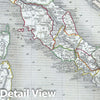Historic Map : Ancient Italy, Chambers, 1845, Vintage Wall Art