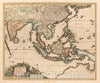 Historic Map : The East Indies, Southeast Asia, and Australia, Visscher, 1677, Vintage Wall Art