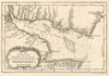 Historic Map : Rio de la Plata, Bellin, 1757, Vintage Wall Art
