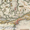 Historic Map : Canada, New England, and The Great Lakes, Du Val - Champlain, 1664, Vintage Wall Art