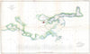 Historic Map : The Louisiana &amp; Mississippi Coast around New Orleans, U.S.C.S., 1857, Vintage Wall Art