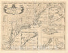 Historic Map : The British Posessions in North America, Wells, 1700, Vintage Wall Art