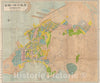 Historic Map : Tsingtao or Qingdao, Shandong, China, Bo Wen Tang, 1920, Vintage Wall Art