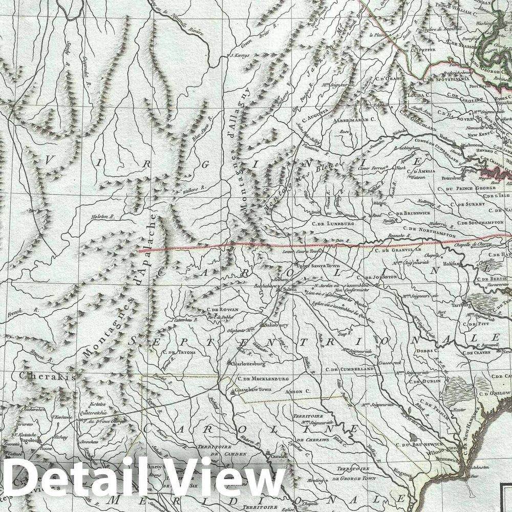 Historic Map : Map of, Tardieu, 1795, Vintage Wall Art