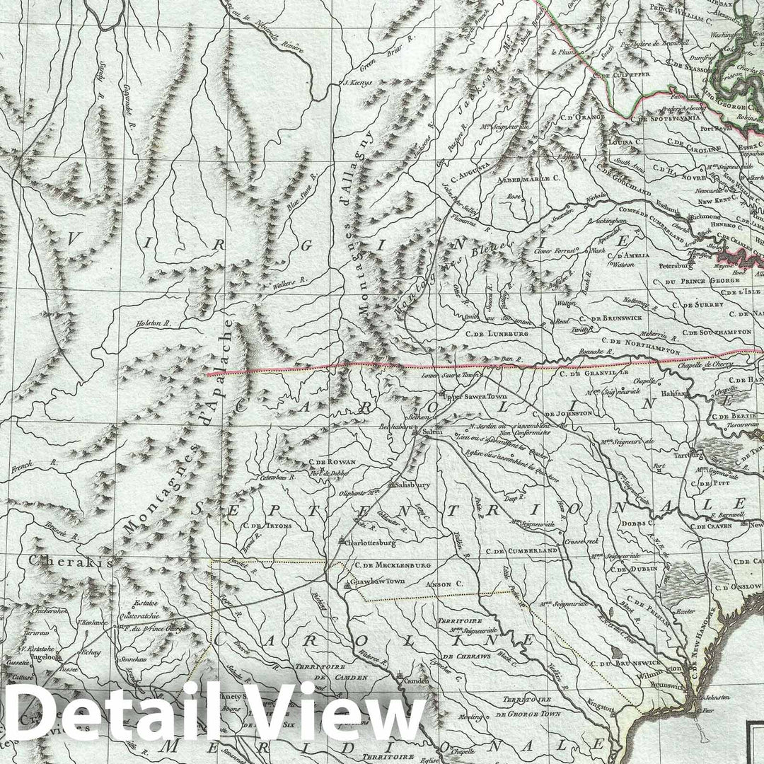 Historic Map : Map of, Tardieu, 1795, Vintage Wall Art