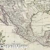 Historic Map : Mexico, Texas, and Florida, Zatta, 1785, Vintage Wall Art