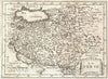 Historic Map : Persia, Kaerius, 1700, Vintage Wall Art