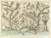 Historic Map : Genoa "Genova", Italy, Bardi, 1800, Vintage Wall Art