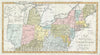Historic Map : The Northern United States and Northwest Ordinance, Bradley, 1802 v2, Vintage Wall Art