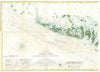 Historic Map : Nautical Chart Florida Keys and Key West, U.S. Coast Survey, 1859 v2, Vintage Wall Art