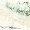 Historic Map : Nautical Chart Florida Keys and Key West, U.S. Coast Survey, 1859 v2, Vintage Wall Art