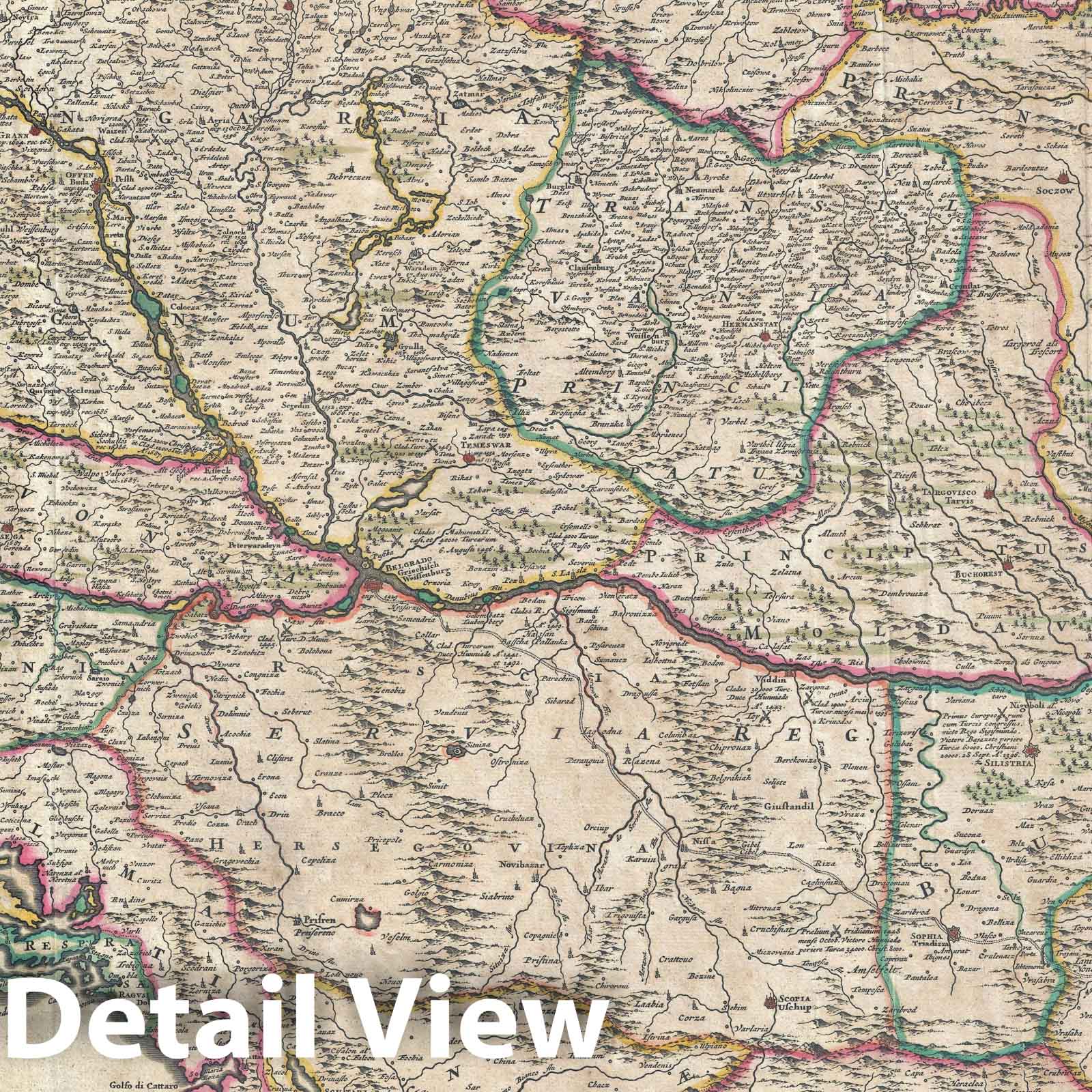 Historic Map : The Balkans 