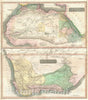 Historic Map : South Africa and North Africa, Thomson, 1815, Vintage Wall Art