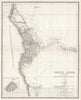 Historic Map : southwestern Africa, Weiland and Kiepert, 1846, Vintage Wall Art