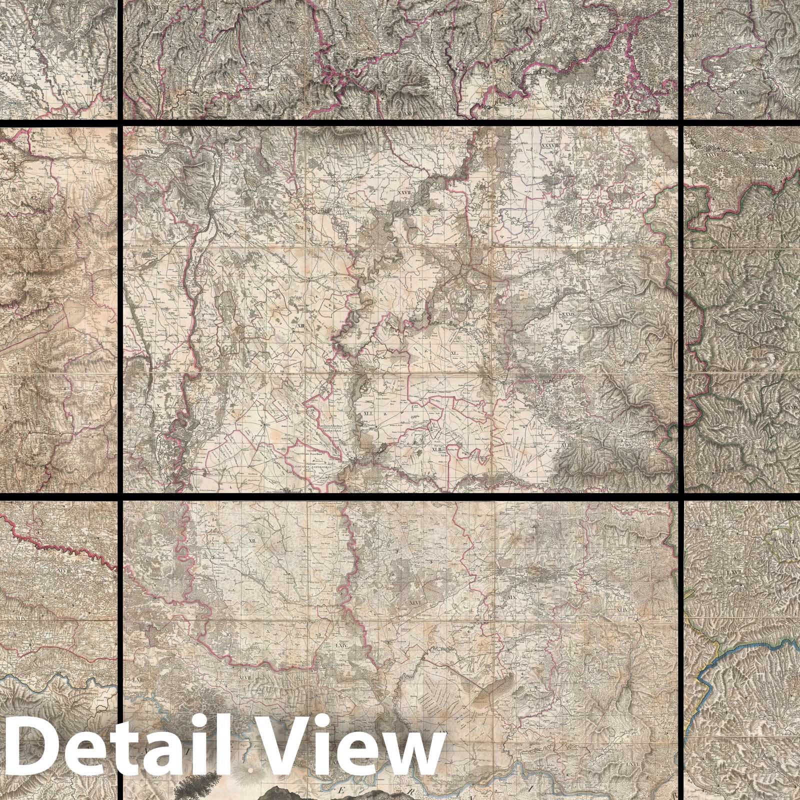 Historic Map : Hungary 