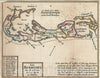 Historic Map : Bermuda, Morden, 1688, Vintage Wall Art