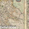 Historic Map : Berry and The Allier River Valley, Ortelius, 1579, Vintage Wall Art