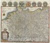 Historic Map : Germany "Holy Roman Empire", Merian, 1649, Vintage Wall Art