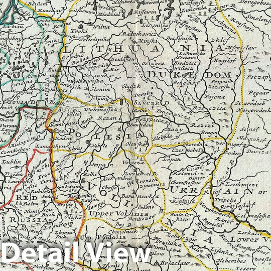 Historic Map : Poland, Bowles - Herman Moll, 1784, Vintage Wall Art