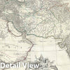 Historic Map : Persia, Arabia, and India, D'Anville, 1751, Vintage Wall Art
