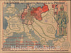 Historic Map : Europe During World War I, Neumont, 1917, Vintage Wall Art