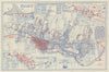 Historic Map : Plan of Honolulu, Hawaii, Mann, 1944, Vintage Wall Art